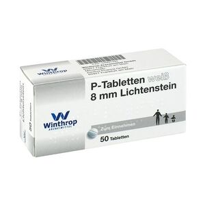 Zentiva Pharma GmbH P TABLETTEN weiß 8 mm 50 Stück