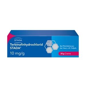 Terbinafinhydrochlorid STADA 10mg/g Creme 30 Gramm