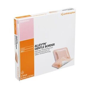 Smith & Nephew GmbH - Woundmanagement ALLEVYN Gentle Border 12,5x12,5 cm Schaumverb. 5 Stück