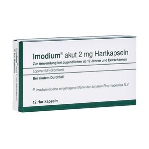 Kohlpharma GmbH Imodium akut Hartkapseln 12 Stück