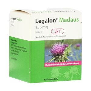 Viatris Healthcare GmbH - Zweigniederlassung Bad Homburg Legalon Madaus 156mg Hartkapseln 60 Stück