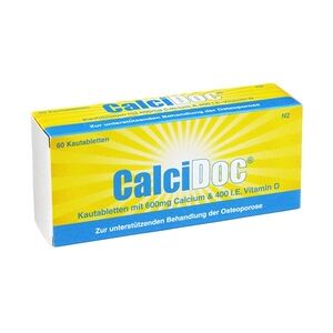 Hübner CalciDoc Kautabletten 60 Stück