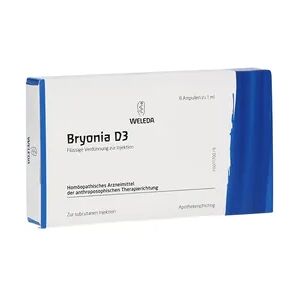 Weleda BRYONIA D 3 Ampullen 8x1 Milliliter