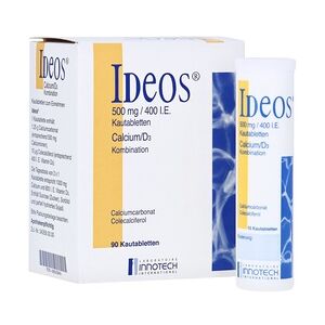 Laboratoire Innotech International Ideos 500mg/400 I.E. Kautabletten 90 Stück