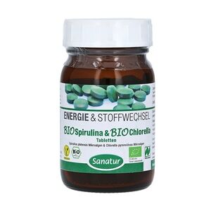 Sanatur GmbH BIOSPIRULINA & Biochlorella 2in1 Tabletten 250 Stück