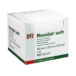 LOHMANN & RAUSCHER ROSIDAL Soft Binde 10x0,4 cmx2,5 m 1 Stück