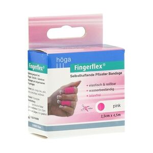 HÖGA-PHARM G. Höcherl FINGERFLEX 2,5 cmx4,5 m pink latexfrei 1 Stück