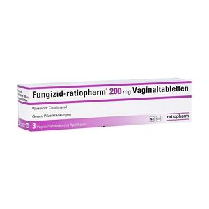 Fungizid-ratiopharm 200mg Vaginaltabletten 3 Stück