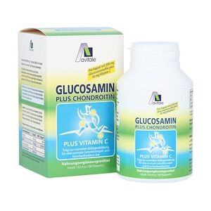 Avitale GLUCOSAMIN 500 mg+Chondroitin 400 mg Kapseln + gratis Teufelskrallen Gel 180 Stück