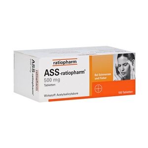 ASS-ratiopharm 500mg Tabletten 100 Stück