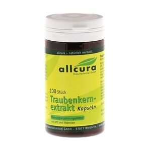 Allcura TRAUBENKERNEXTRAKT Kapseln 100 Stück