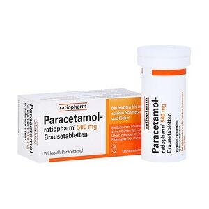 Paracetamol-ratiopharm 500mg Brausetabletten 10 Stück