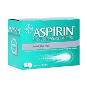 Bayer Aspirin 500mg Überzogene Tabletten 40 Stück