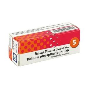 Schuck GmbH Arzneimittelfabrik SCHUCKMINERAL Globuli 5 Kalium phosphoricum D6 7.5 Gramm