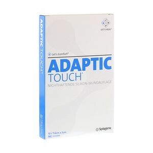 3M ADAPTIC Touch 5x7,6 cm nichthaft.Sil.Wundauflage 10 Stück