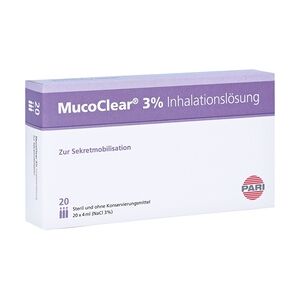 PARI Mucoclear 3% NaCl Inhalationslösung 20x4 Milliliter