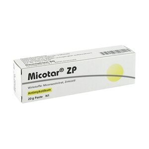 Dermapharm Micotar ZP 20mg/g+200mg/g Paste 20 Gramm