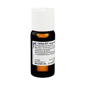 Weleda LEVICO D 3 Dilution 50 Milliliter