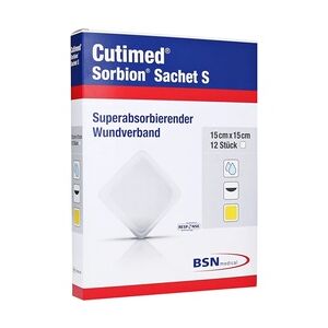 BSN Medical CUTIMED Sorbion Sachet S Wundauflage 15x15 cm 12 Stück