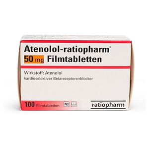 ratiopharm GmbH Atenolol 50 mg 100 St.