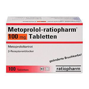 ratiopharm GmbH Metoprolol 200 mg Retardtabletten 100 St.