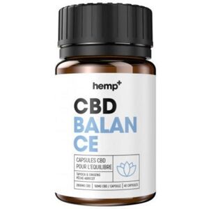 Cbd Certified 40 Cbd-Kapseln „balance“ Hanf+-Konzentration, Cbd 50 Mg/kapsel, Breites Spektrum (Ohne Thc), 100% Natürlich. Ginseng. Hergestellt In Frankreich