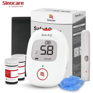 Sinocare Diabetes-Testset, Blutzuckertest Mit 50/100 Codefree-Streifen/lanzette, Sichere Aq-Stimme