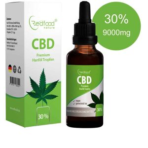 Redfood24 CBD ÖL 30 % Vollspektrum Hanf Öl 30ml (9000 mg)