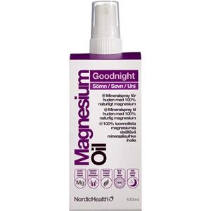 Magnesium Oil Goodnight Spray 100 ml NordicHealth - Magnesiumtilskud