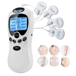 EMS Tens Massage Stive Muscles Electronic Muscle Stimulator white&health and beauty white