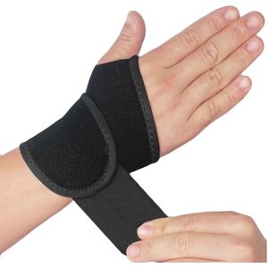 2-pak håndledsstøtte/karpaltunnel/håndledsstøtte/håndstøtte, justerbar håndledsstøtte til gigt og tendinitis, ledsmertelindring (sort)