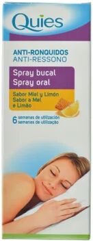 QUIES Spray Bucal Antirronquidos Miel y Limón 70ml