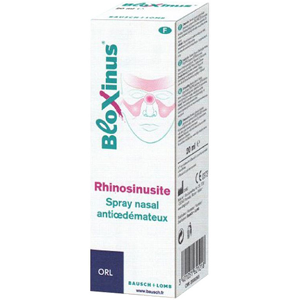 Bausch & Lomb ORL Bloxinus Rhinosinususite Spray Nasal Antioedemateux 20ml