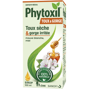 Sanofi Aventis Phytoxil Toux et Gorge Sirop 100ml - Publicité