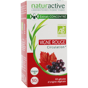 Naturactive Vigne Rouge Bio 60 gélules végétales - Publicité