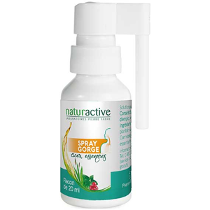 Naturactive Spray Gorge Canneberge Plantain 20ml - Publicité