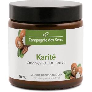 La Compagnie des Sens Beurre de karite desodorise - beurre vegetal bio - pot en verre 100ml