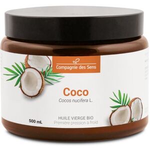 La Compagnie des Sens Coco - huile vegetale vierge bio - pot en verre 500ml