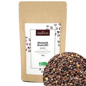 La Compagnie des Sens Graines de moutarde brune bio - graines entieres 100g