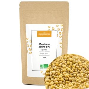 La Compagnie des Sens Graines de moutarde jaune bio - graines entieres 100g