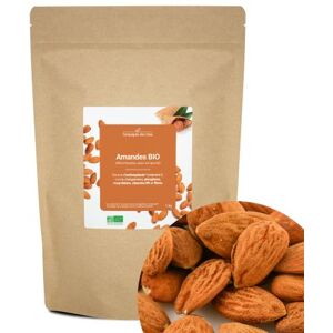 La Compagnie des Sens Amandes bio (decortiquees, sans sel ajoute) - source d'antioxydants 1kg