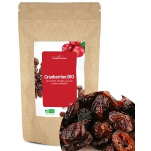 La Compagnie des Sens Cranberries bio (en moities, infusees au jus de pomme, sechees) 200g