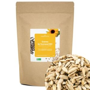 La Compagnie des Sens Graines de tournesol bio (decortiquees, sans sel ajoute) - riche en vitamine e 1kg