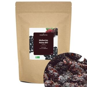 La Compagnie des Sens Mulberries noires bio (sechees) - riche en fer 1kg