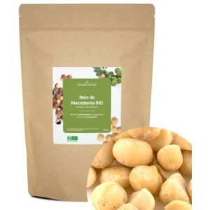 La Compagnie des Sens Noix de macadamia bio (entieres, decortiquees) - riche en antioxydants 500g