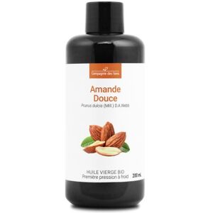 La Compagnie des Sens Amande douce - huile vegetale vierge bio - flacon en verre 200ml