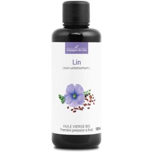 La Compagnie des Sens Lin - huile vegetale vierge bio - flacon en verre 100ml