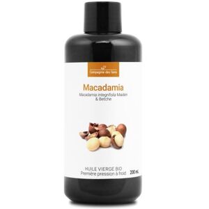 La Compagnie des Sens Macadamia - huile vegetale vierge bio - flacon en verre 200ml