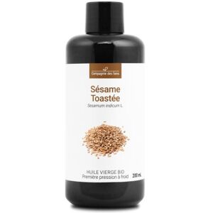 Sésame toastée - huile végétale vierge bio - flacon en verre 200ml