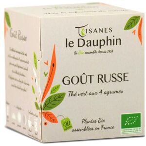 Gout russe the vert 4 agrumes bio en sachets - le dauphin 20 sachets